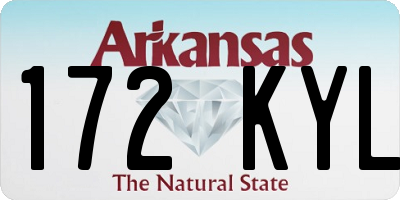 AR license plate 172KYL