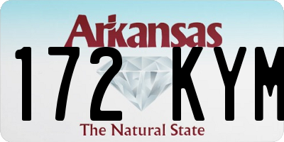 AR license plate 172KYM