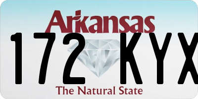 AR license plate 172KYX