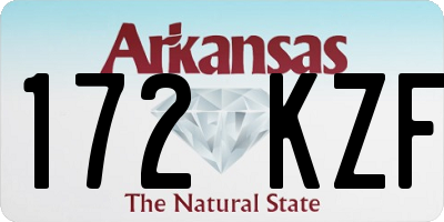 AR license plate 172KZF