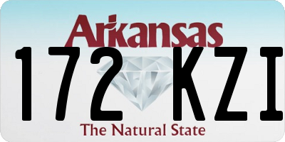 AR license plate 172KZI