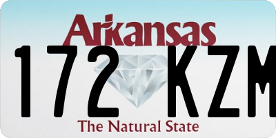 AR license plate 172KZM