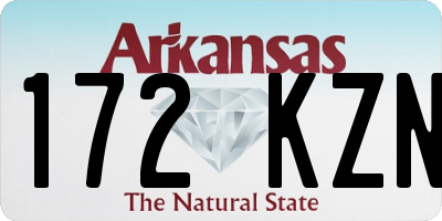 AR license plate 172KZN