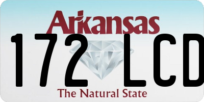 AR license plate 172LCD