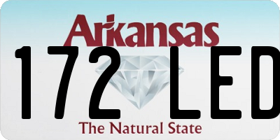 AR license plate 172LED