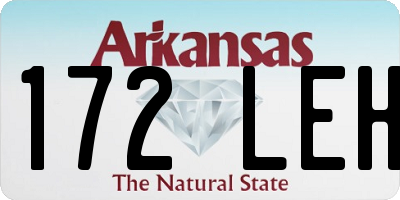 AR license plate 172LEH