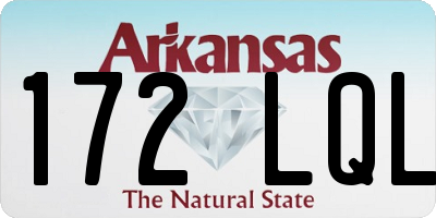 AR license plate 172LQL