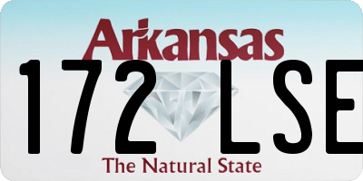 AR license plate 172LSE