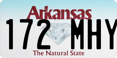 AR license plate 172MHY