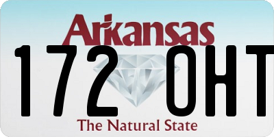 AR license plate 172OHT