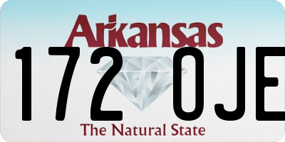 AR license plate 172OJE