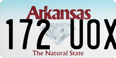 AR license plate 172UOX