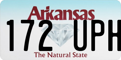 AR license plate 172UPH