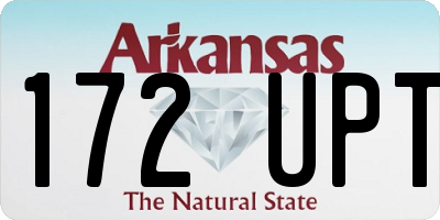 AR license plate 172UPT
