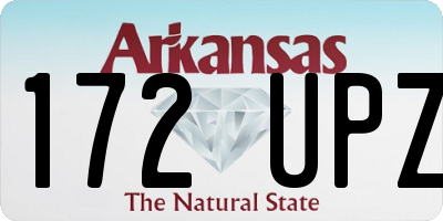 AR license plate 172UPZ