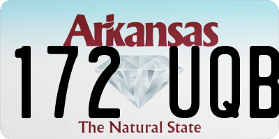 AR license plate 172UQB