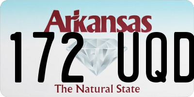 AR license plate 172UQD