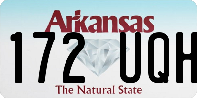 AR license plate 172UQH