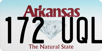 AR license plate 172UQL