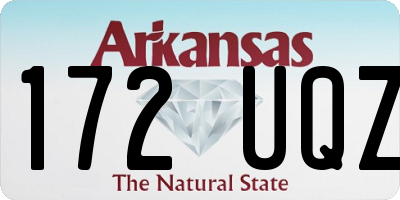 AR license plate 172UQZ