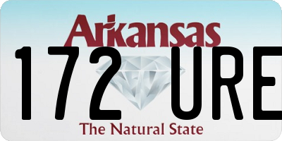AR license plate 172URE