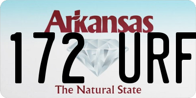 AR license plate 172URF