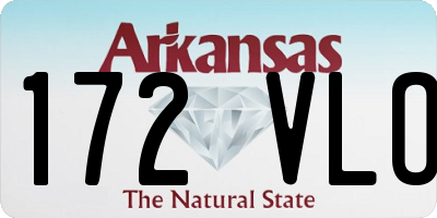 AR license plate 172VLO