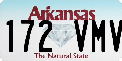 AR license plate 172VMV