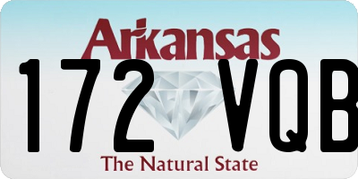 AR license plate 172VQB