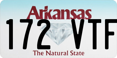 AR license plate 172VTF