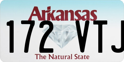 AR license plate 172VTJ