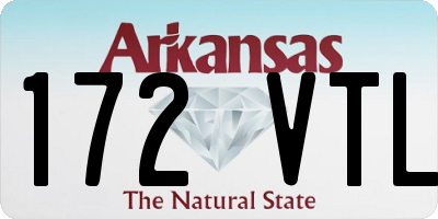 AR license plate 172VTL
