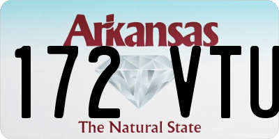 AR license plate 172VTU