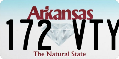 AR license plate 172VTY