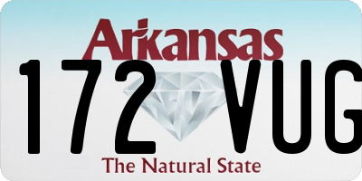AR license plate 172VUG