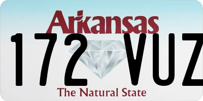 AR license plate 172VUZ