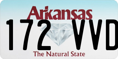 AR license plate 172VVD