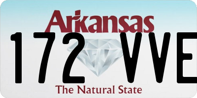 AR license plate 172VVE