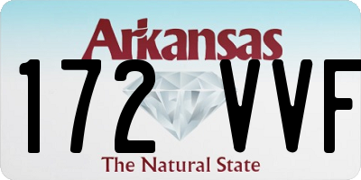 AR license plate 172VVF