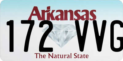 AR license plate 172VVG
