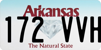 AR license plate 172VVH