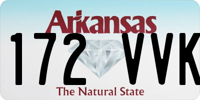 AR license plate 172VVK