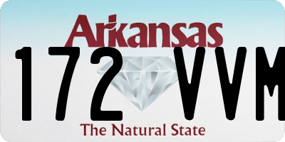 AR license plate 172VVM