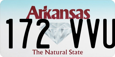 AR license plate 172VVU
