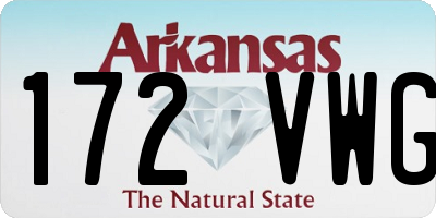 AR license plate 172VWG