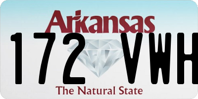 AR license plate 172VWH