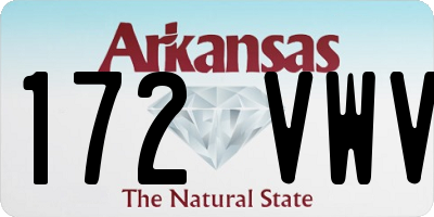 AR license plate 172VWV