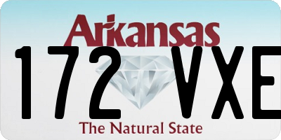 AR license plate 172VXE
