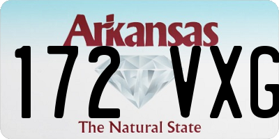 AR license plate 172VXG