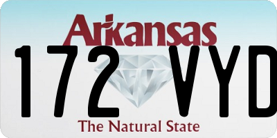 AR license plate 172VYD